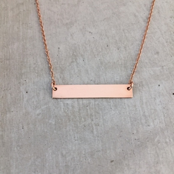 ❤️4 for $20 Sale❤️ Rose/Gold  & Gold bar necklace - Picture 3 of 4